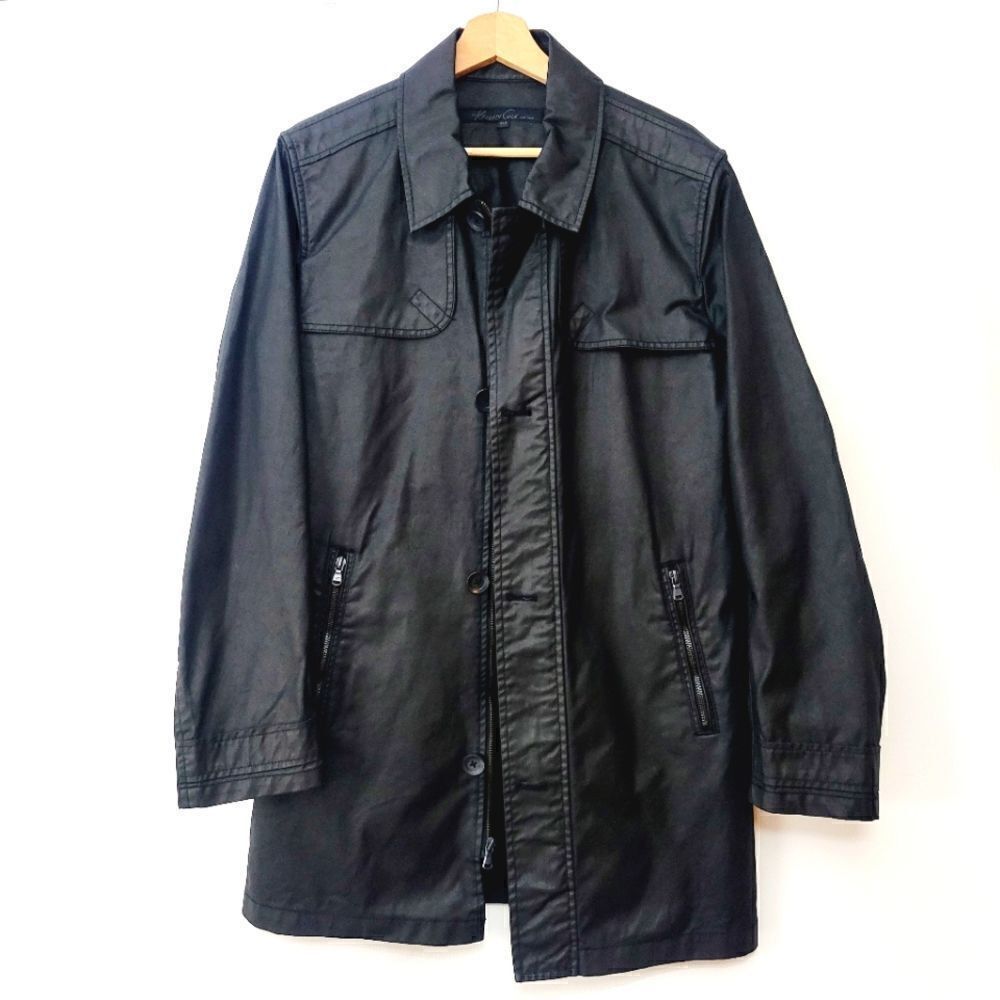 Kenneth Cole NY Waxed Cotton Rain Jacket